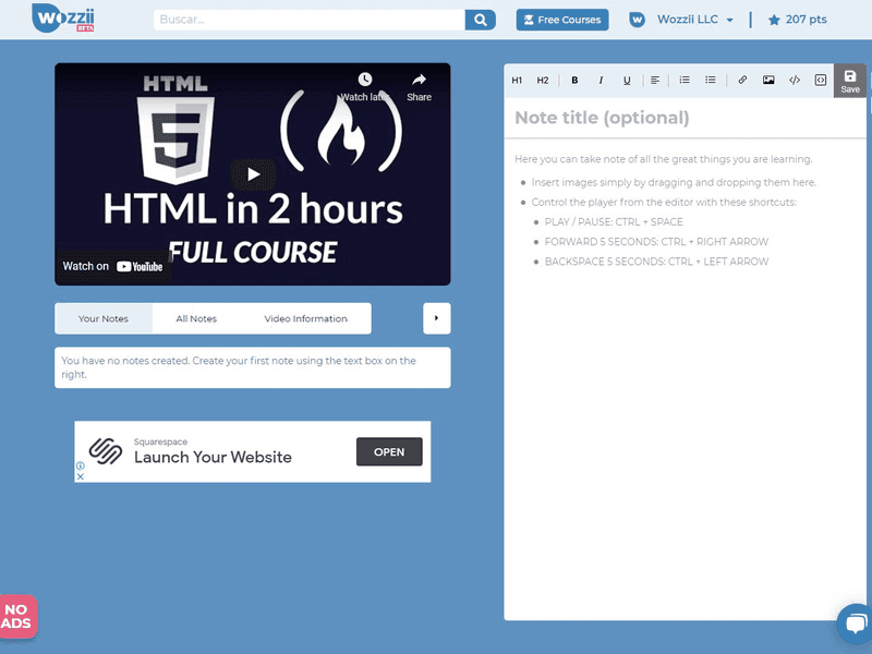 Wozzii, screenshot 2