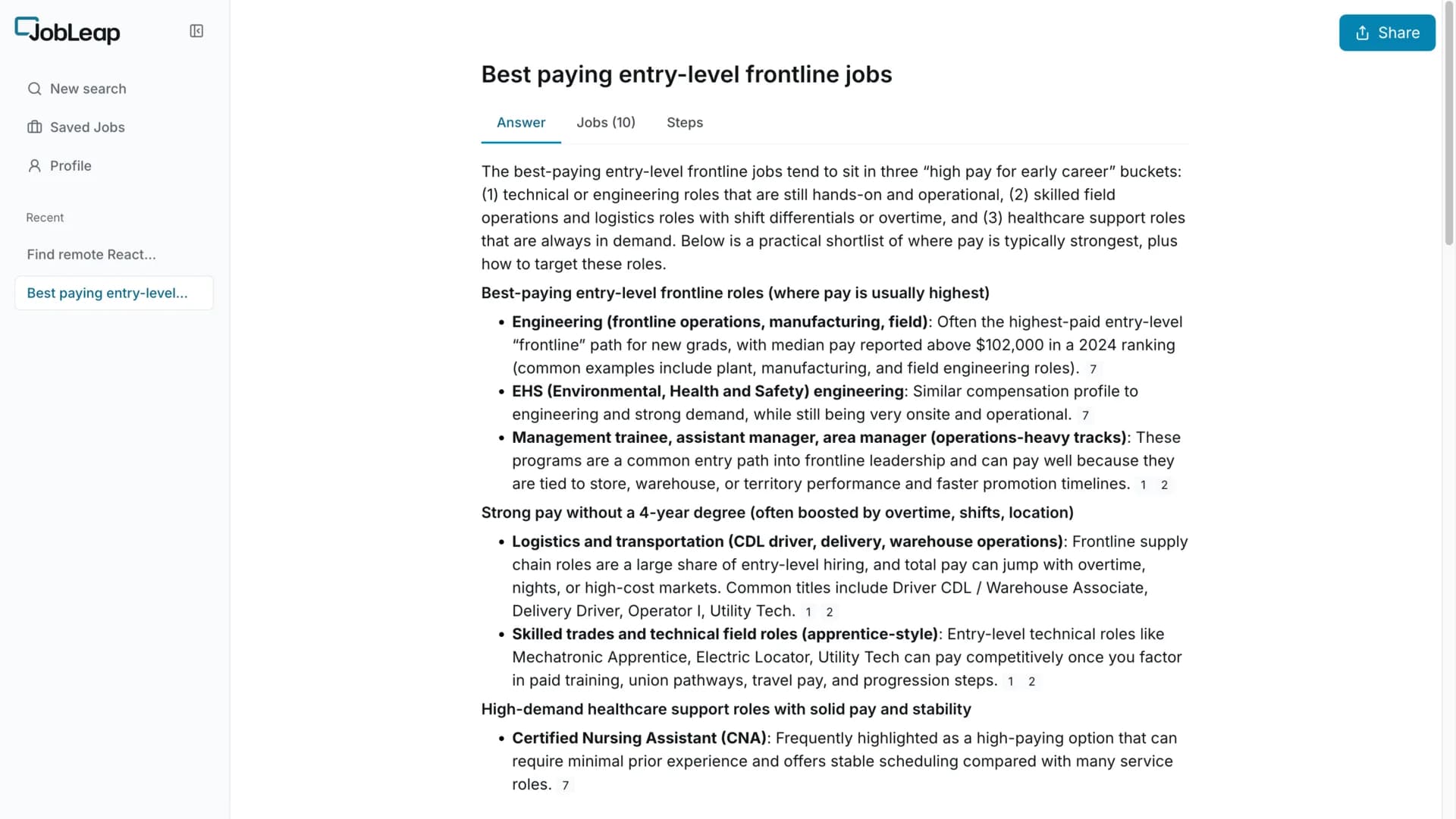 Job Research